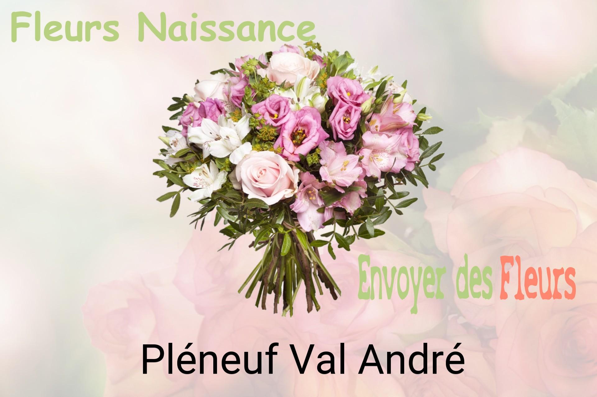 Bouquet de fleurs de naissance livré à Pléneuf-Val-André